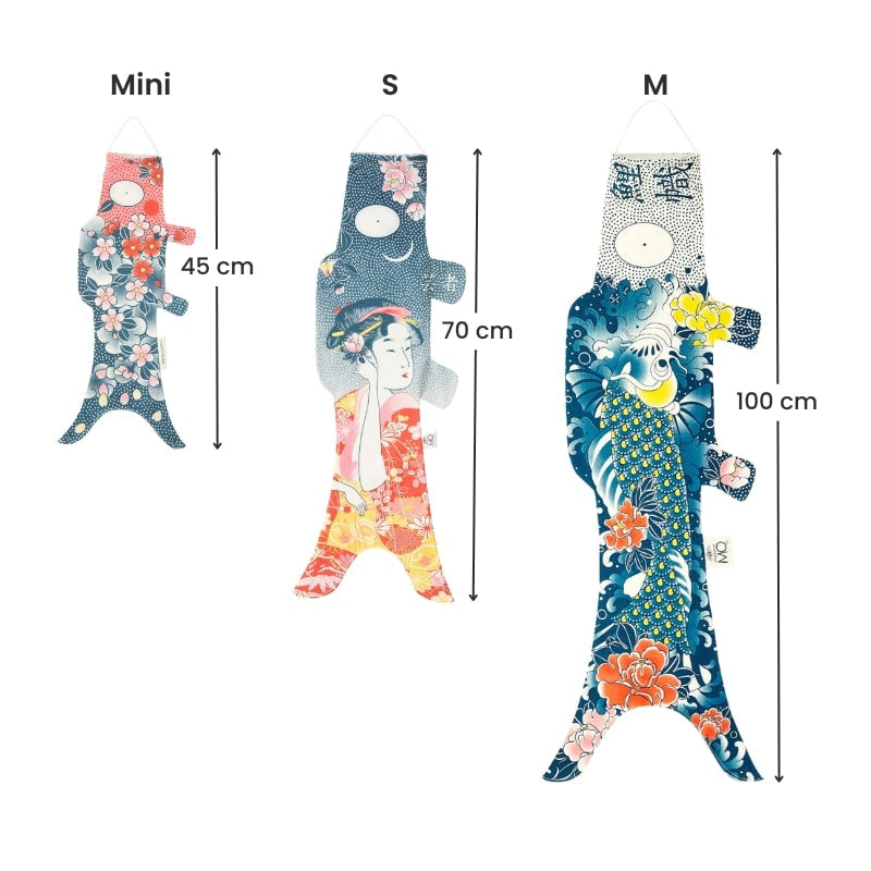 Koinobori Perinteinen punainen (S)