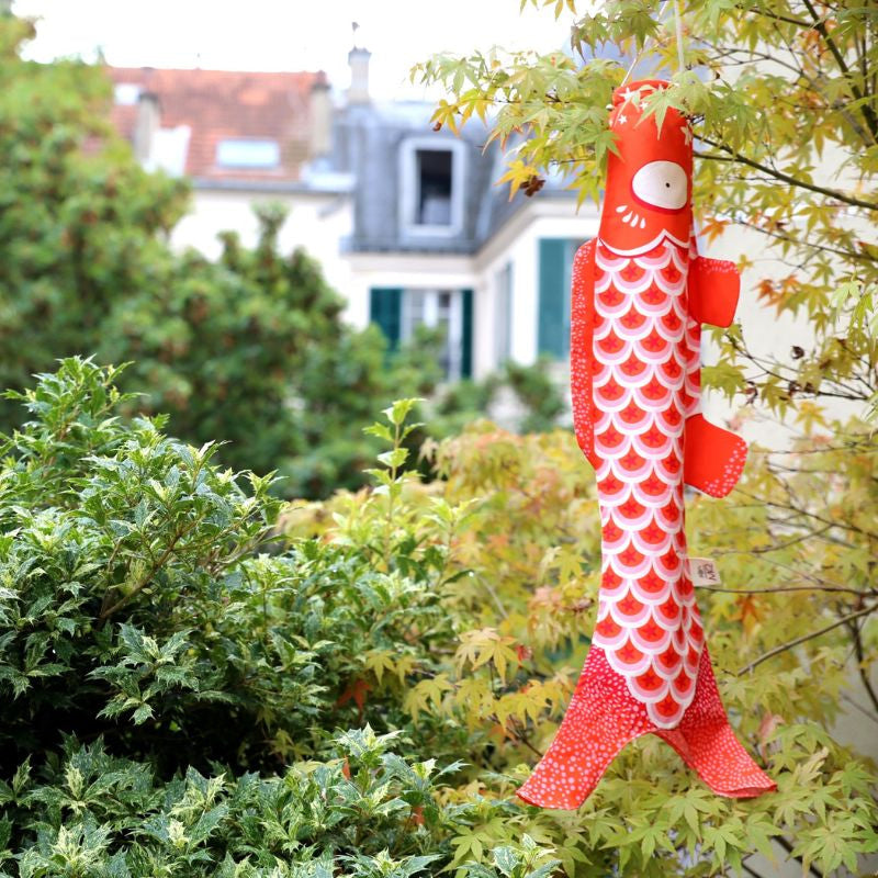Koinobori Perinteinen punainen (S)