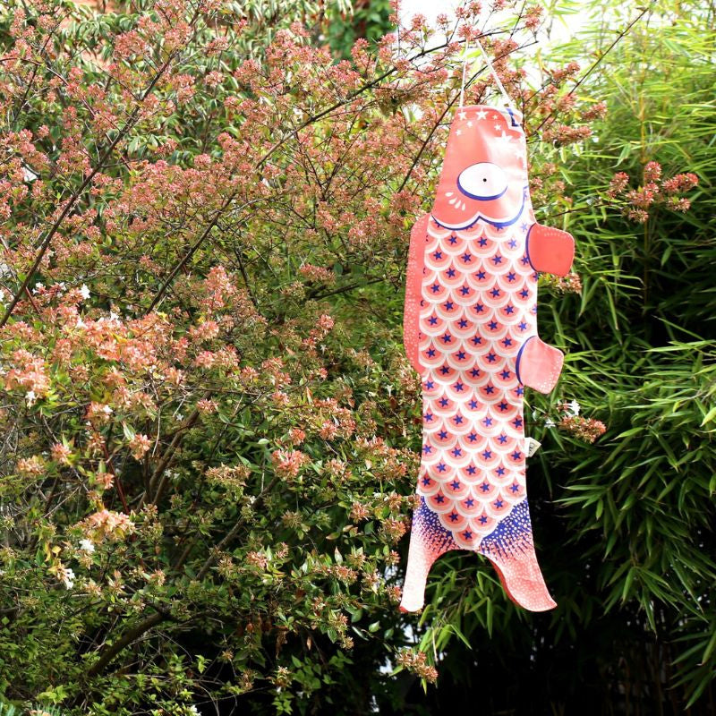 Koinobori Perinteinen vaaleanpunainen (S)