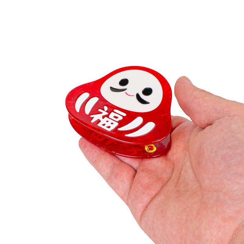 Japanilainen Daruma-hiuspinni