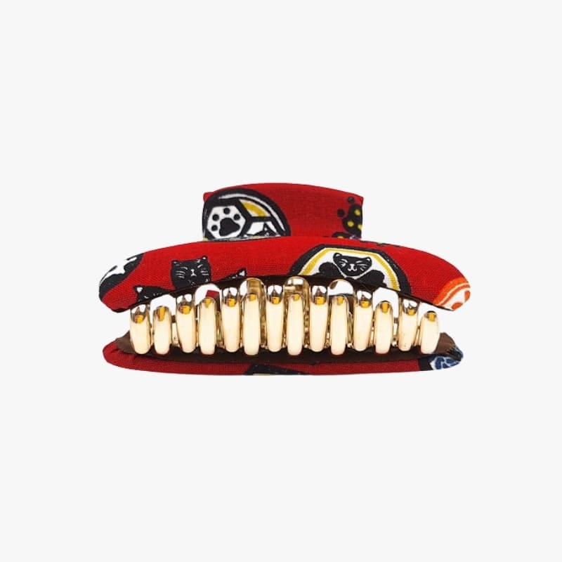 Japanilainen kissa kangas hiusklipsi