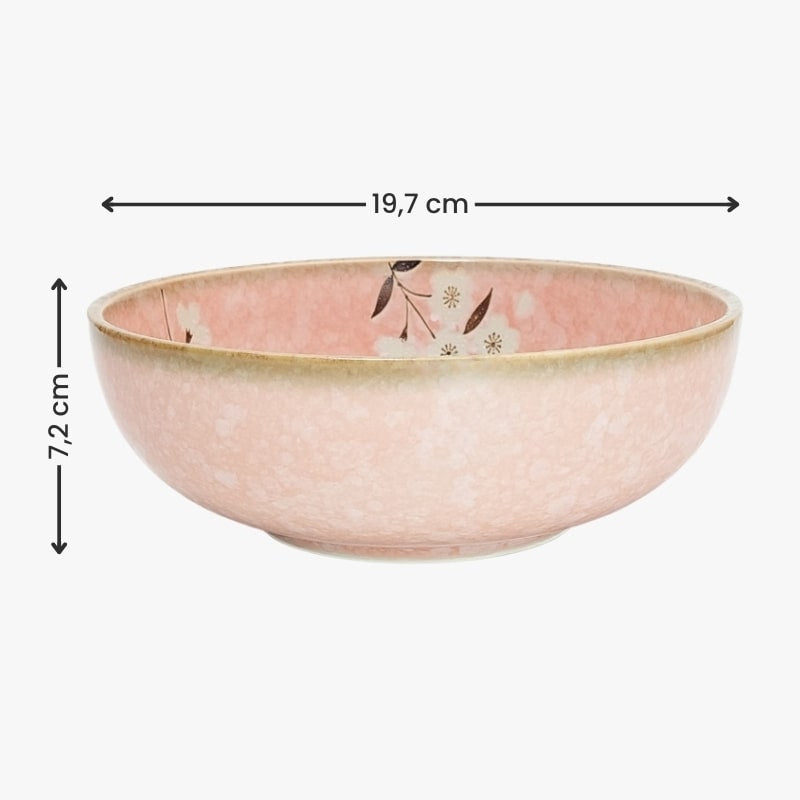 Pinku Sakura Japanilainen Donburi-kulho