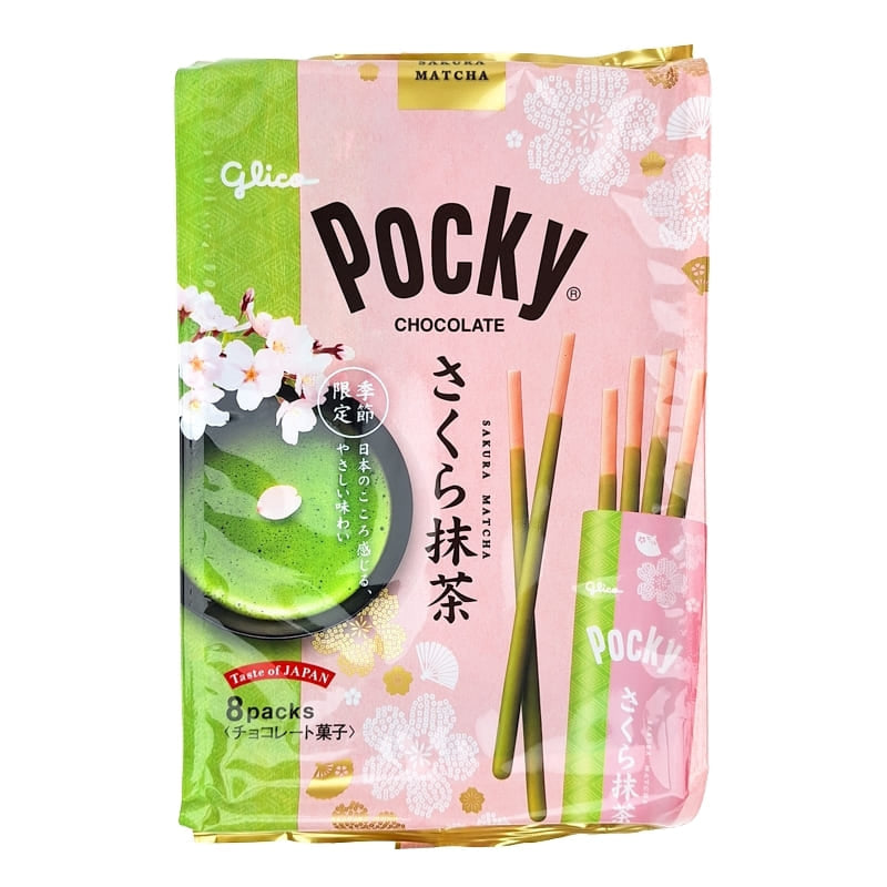 Pocky keksi tikku Sakura Matcha Matcha Matcha