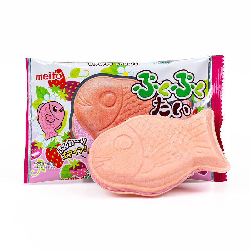 Puku Puku Vohveli Taiyaki Mansikka