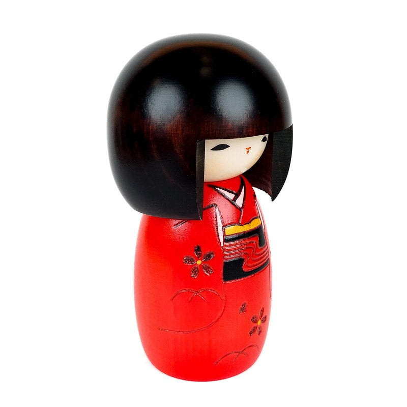 Punainen Kokeshi-nukke