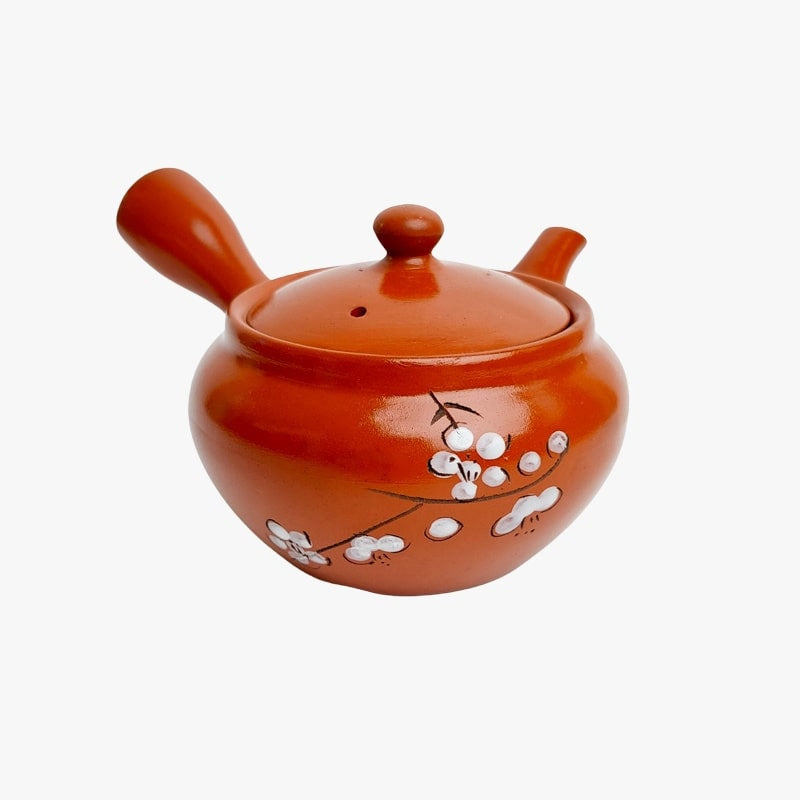 Punainen Kyusu japanilainen teekannu