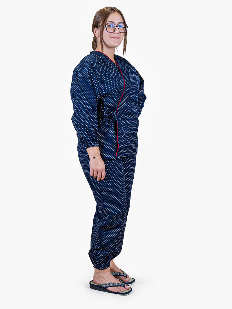 Naisten japanilaiset Samue-pyjamat, Arare-kuvio