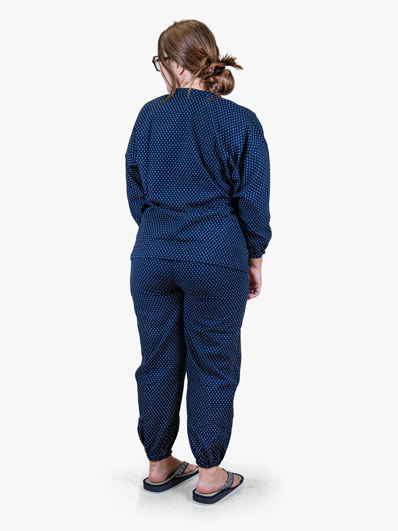 Naisten japanilaiset Samue-pyjamat, Arare-kuvio