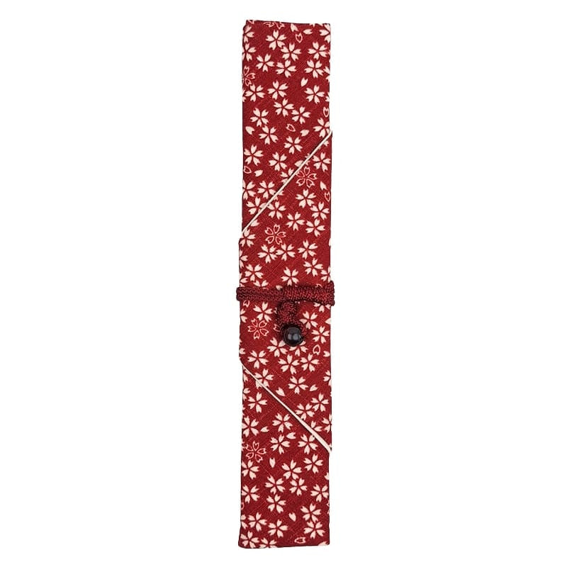 Sakura Red Japanilaiset syömäpuikot Case