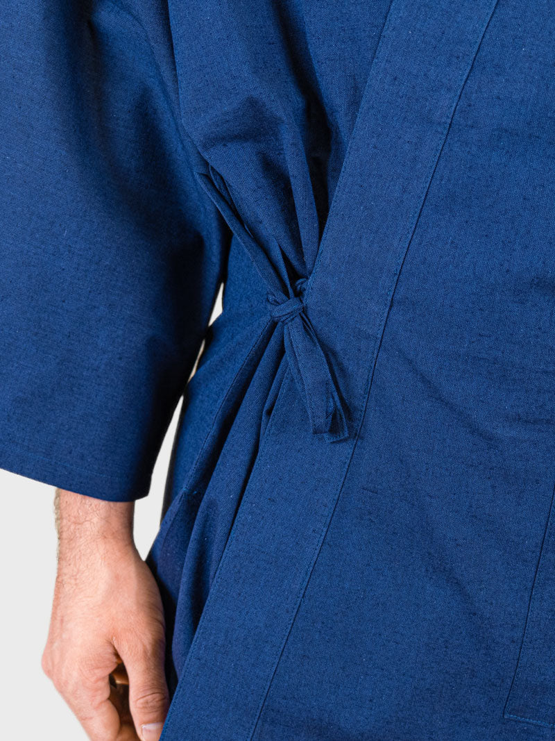 Samue Japonais Homme Bleu Marine Mi-Saison