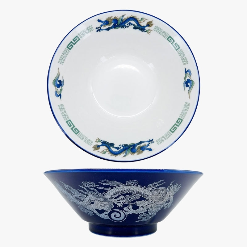 Sininen japanilainen Ramen-kulho