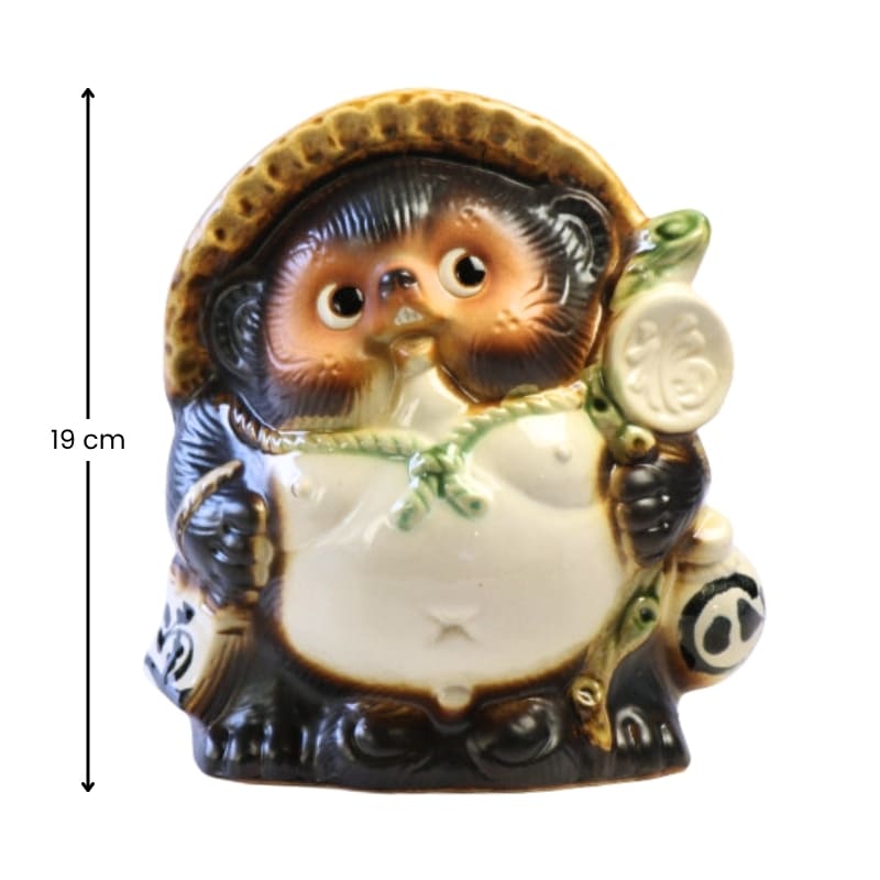 Japanilainen Tanuki patsaat 19 cm