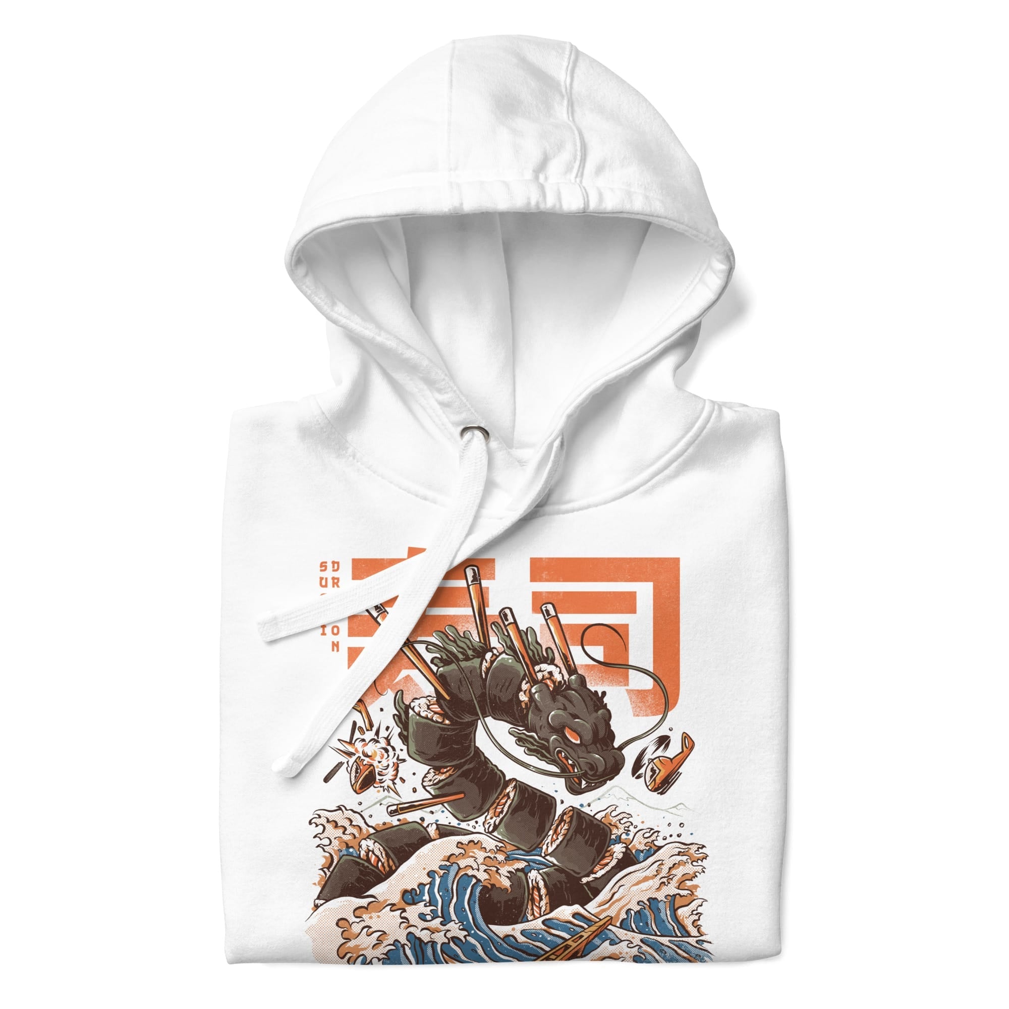 Sushi lohikäärme japanilainen huppari