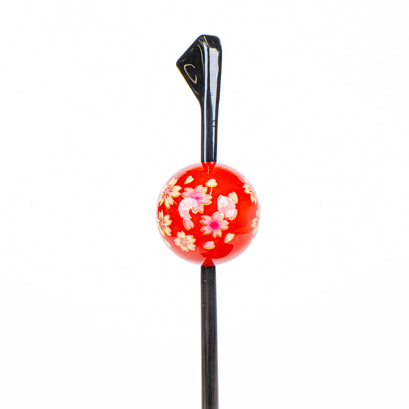 Japanilainen Tama Kanzashi Ukidama, punainen