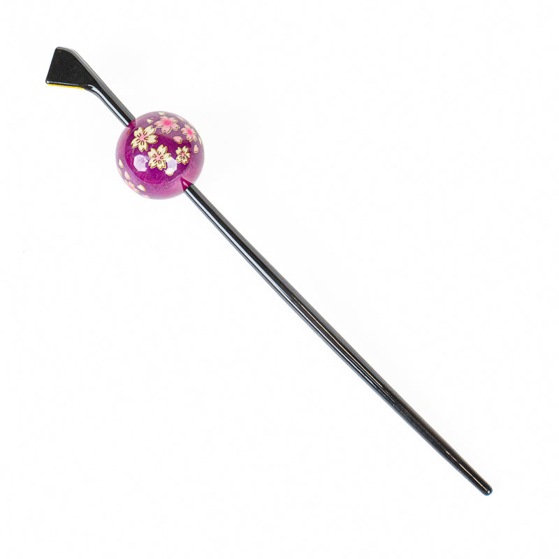 Japanilainen Tama Kanzashi Ukidama, violetti