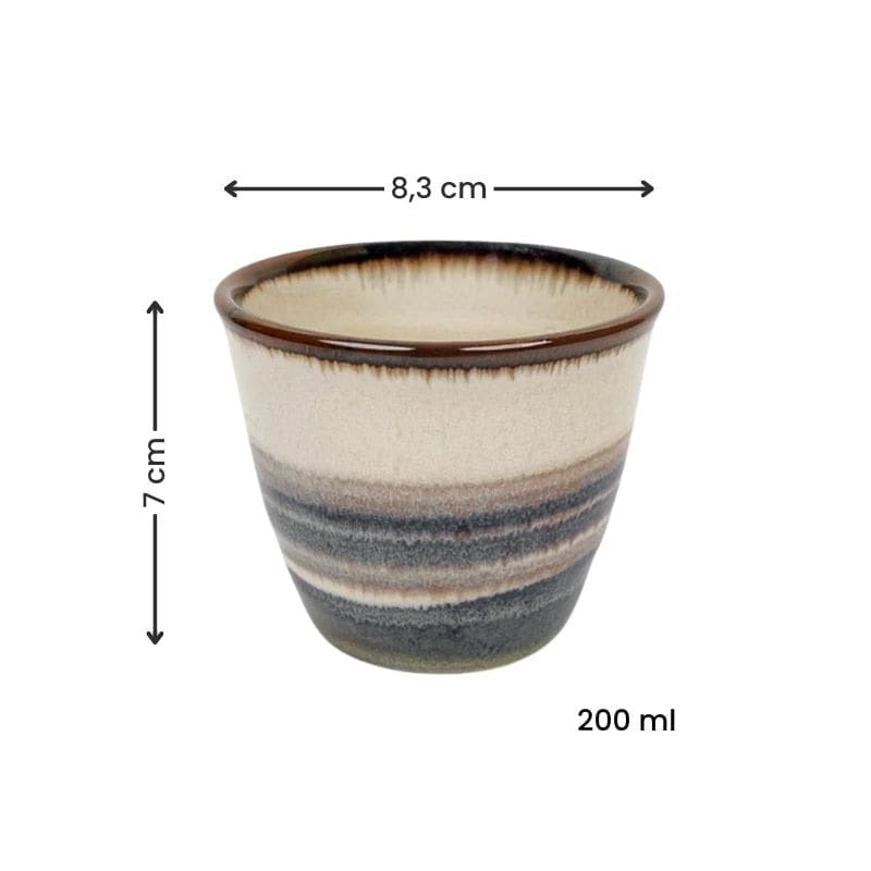 Hakeme Japanilainen muki Ruskea