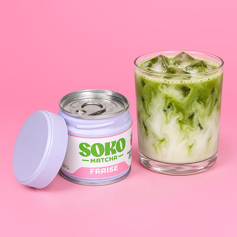 Soko Matcha -mansikkatee