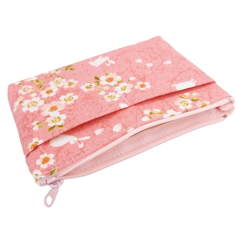Usagi kukkaro Sakura vaaleanpunainen