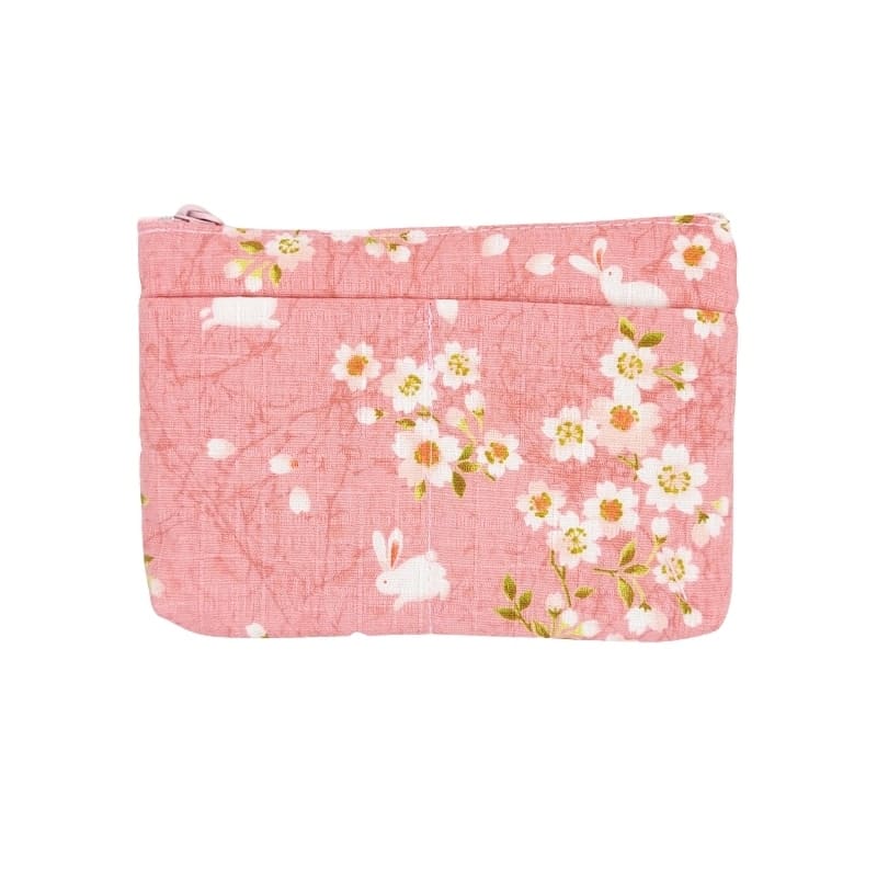 Usagi kukkaro Sakura vaaleanpunainen