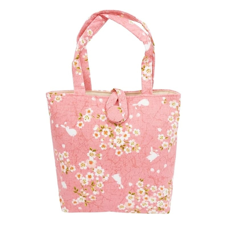 Usagi Sakura japanilainen laukku vaaleanpunainen