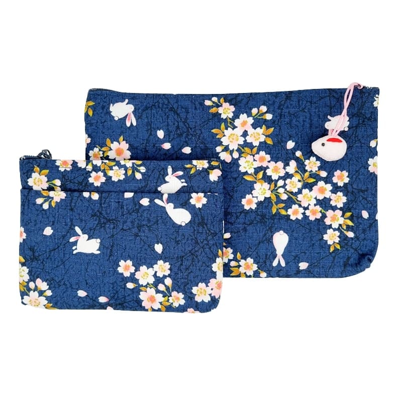 Usagi Sakura kukkaro Sininen