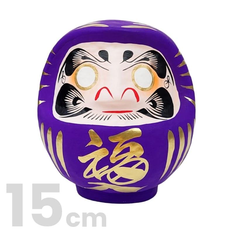 Violetti japanilainen Daruma - 9-15 cm - 15 cm - 15 cm