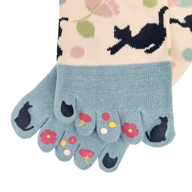 Yumemi Neko 5-sormikkaat sukat - EU 36-39