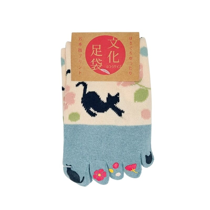 Yumemi Neko 5-sormikkaat sukat - EU 36-39