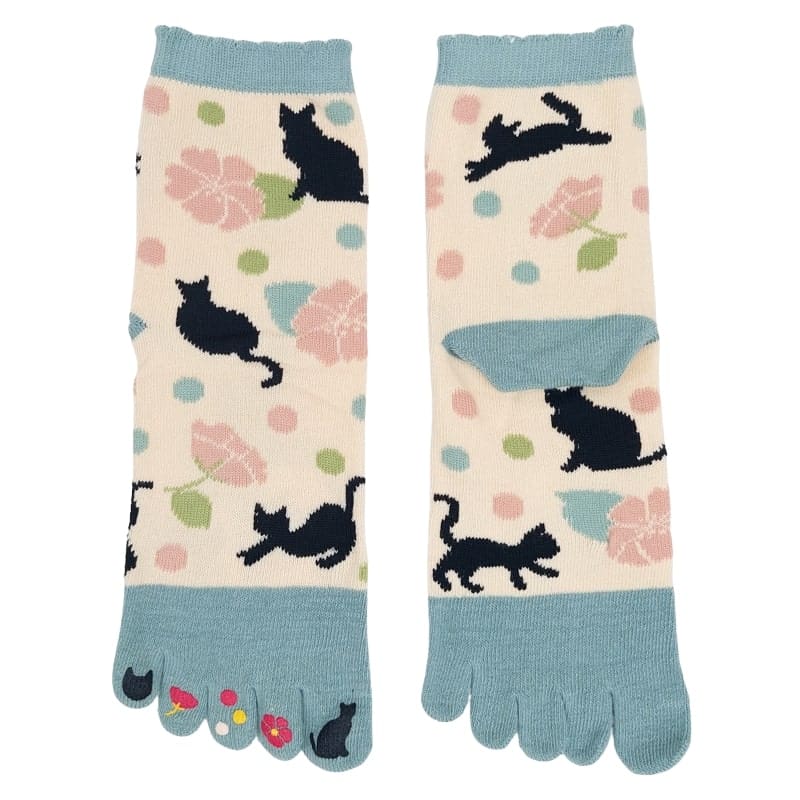 Yumemi Neko 5-sormikkaat sukat - EU 36-39