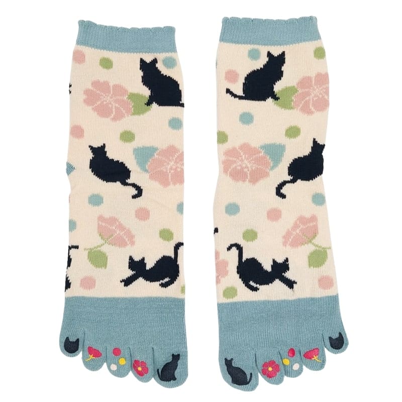 Yumemi Neko 5-sormikkaat sukat - EU 36-39